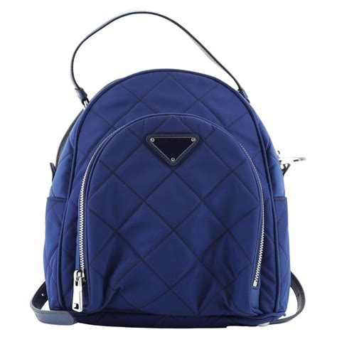 Prada Zaino Backpack Quilted Tessuto 